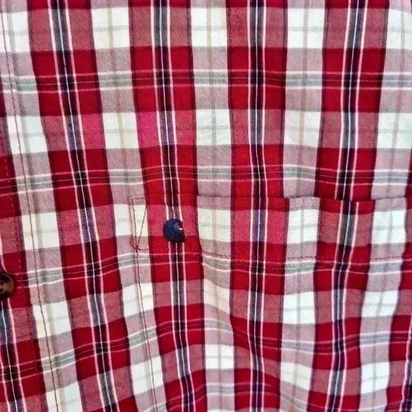 Carhartt plaid short sleeve button down - Picture 6 of 8